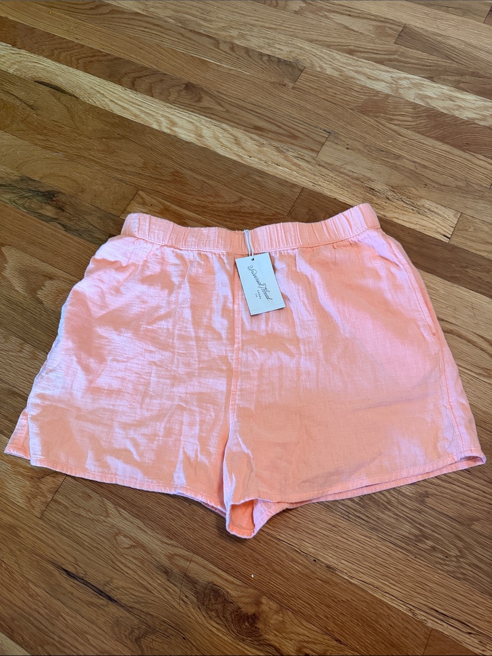 Universal Thread Peach Elastic-Waist Athletic Shorts